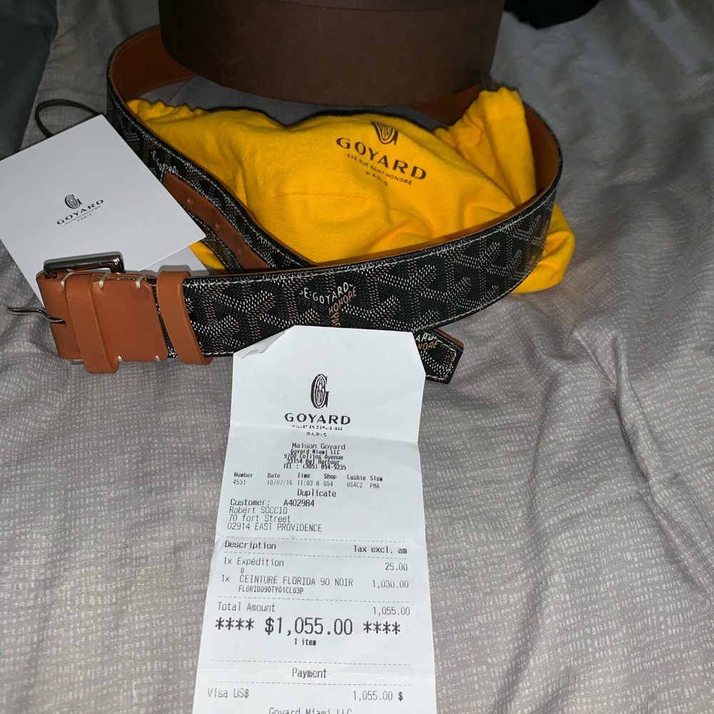 Goyard belt